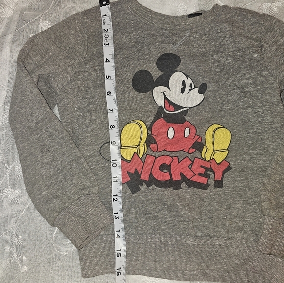Mickey Mouse sweatshirt grey size 5 - Picture 2 of 8